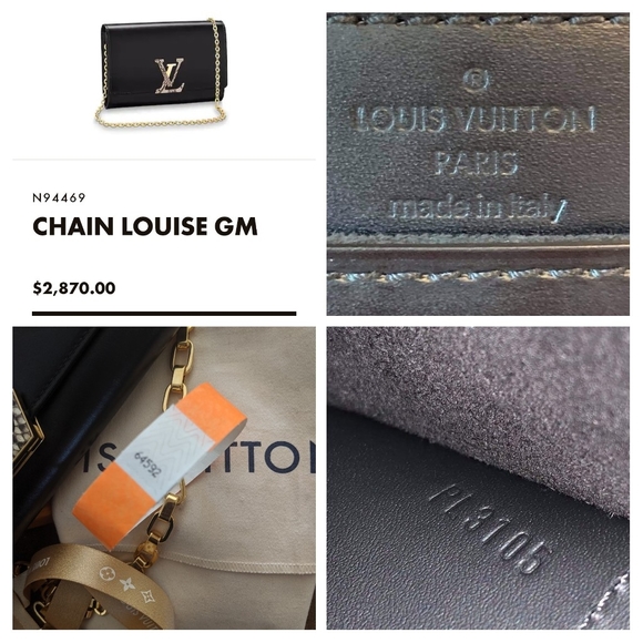 Authentic Louis Vuitton Louise Python GM Bog - Picture 8 of 8